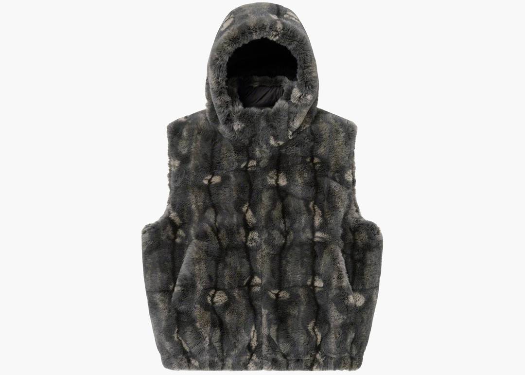 Supreme Faux Fur Hooded Vest