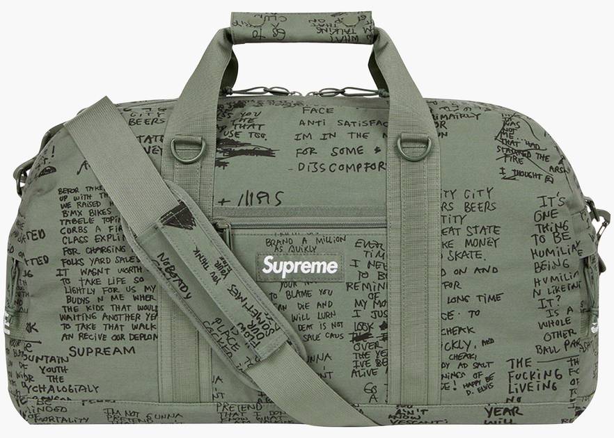 Supreme field waist bag olive gonz