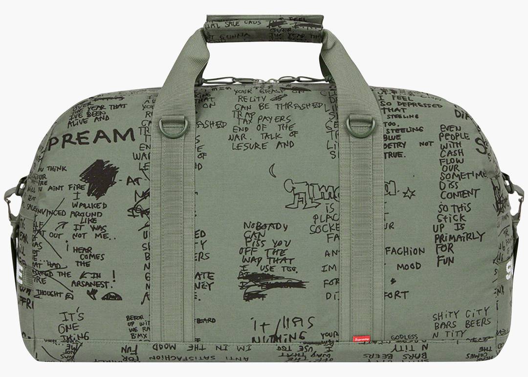 Supreme Field Duffle Bag Olive Gonz | Hype Clothinga