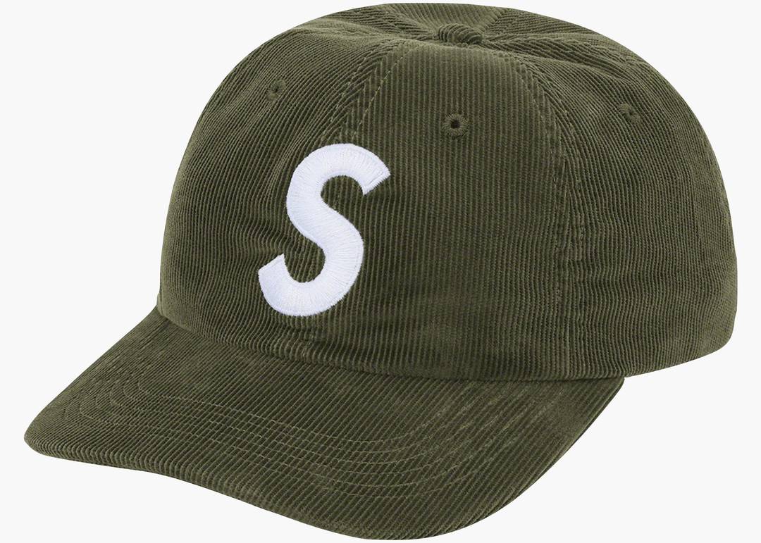 【新品】Supreme Corduroy S Logo 6-Panel オリーブ