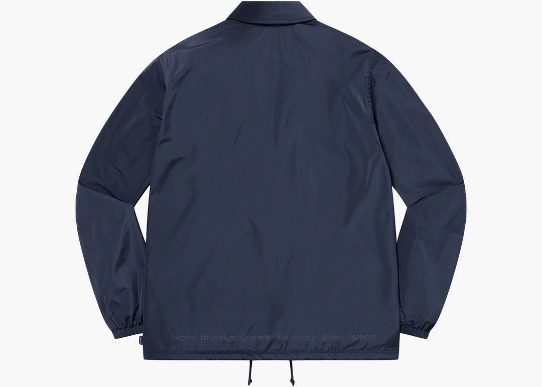 Supreme Five Boroughs Coaches Jacket Navy | Hype Clothinga