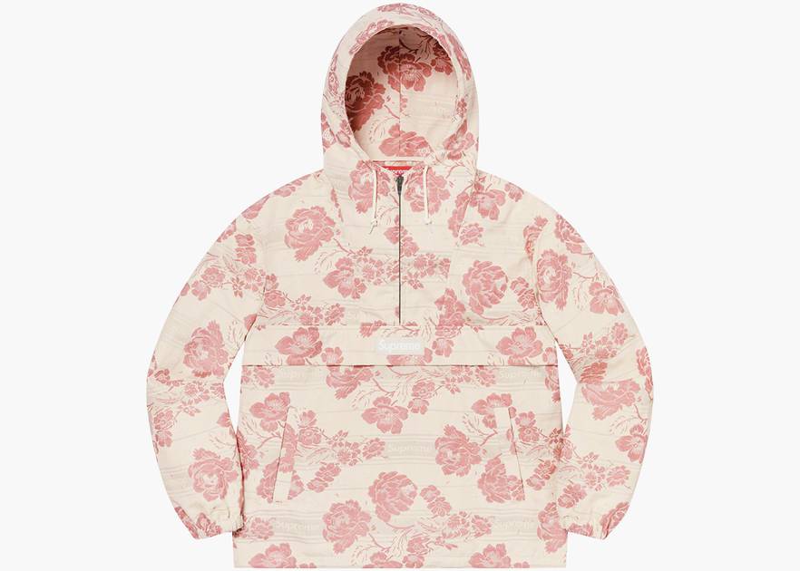 Supreme Floral Tapestry Anorak Pink | Hype Clothinga