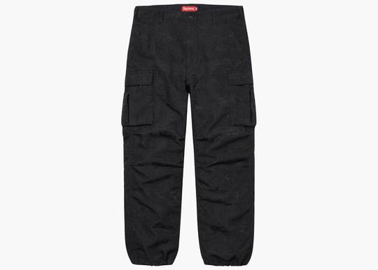 Supreme Floral Tapestry Cargo Pant Black | Hype Clothinga