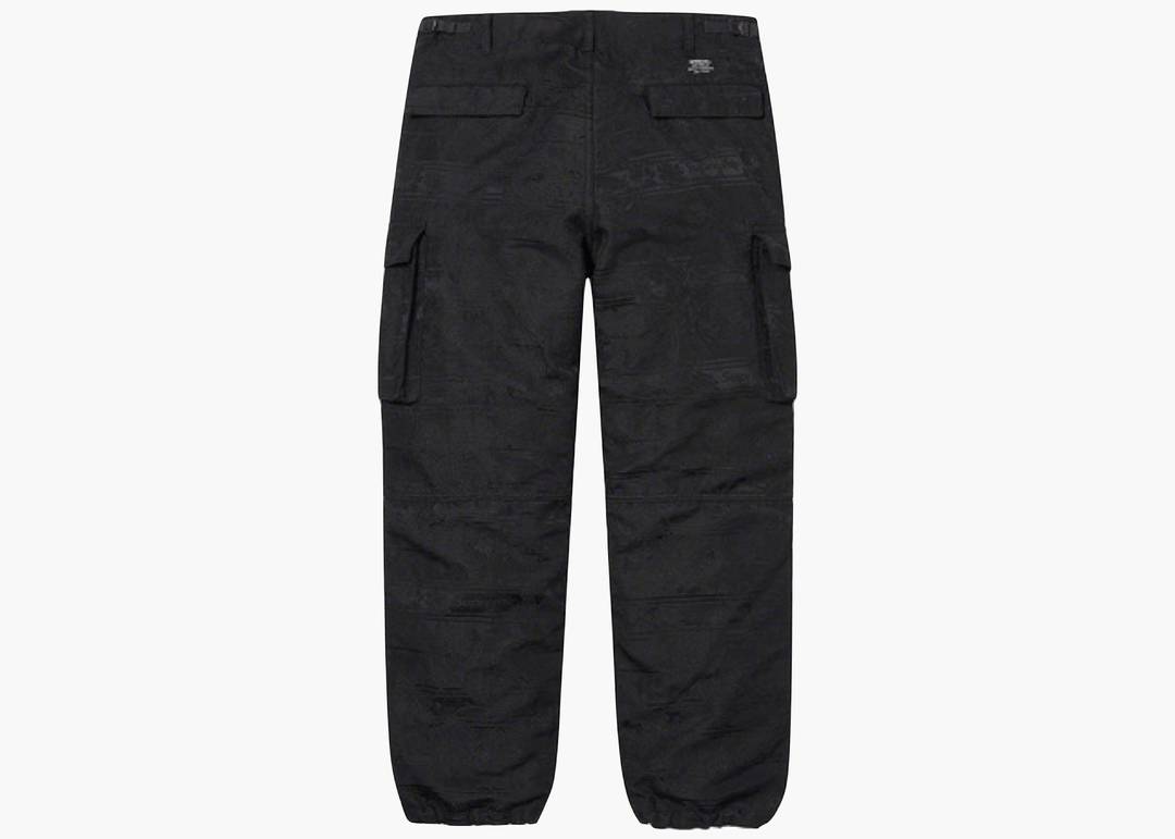 Supreme Floral Tapestry Cargo Pant Black | Hype Clothinga