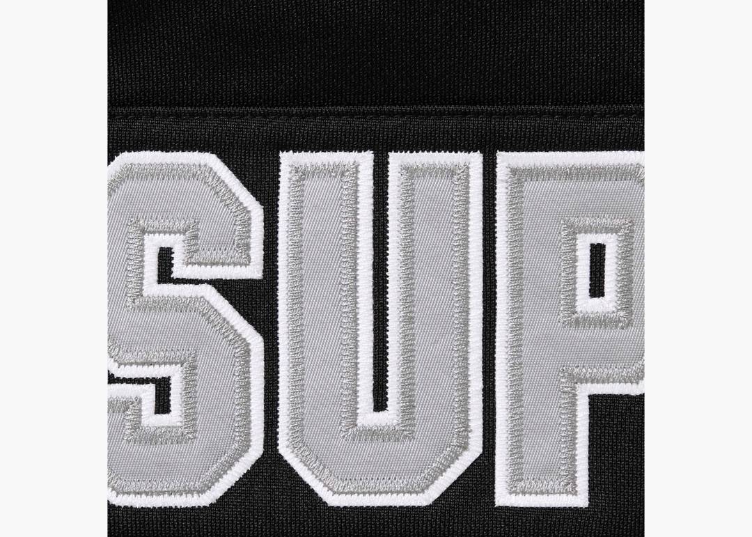 Supreme Football Zip Up Hooded Sweatshirt Black | Hype Clothinga Supreme Football Zip Up Hooded Sweatshirt Black | Hype Clothinga