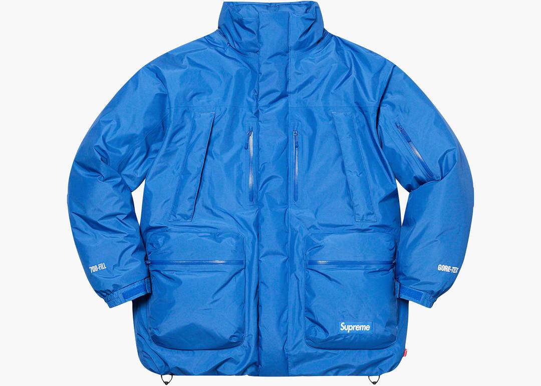 Supreme GORE-TEX 700-Fill Down Parka (FW22) Blue | Hype Clothinga