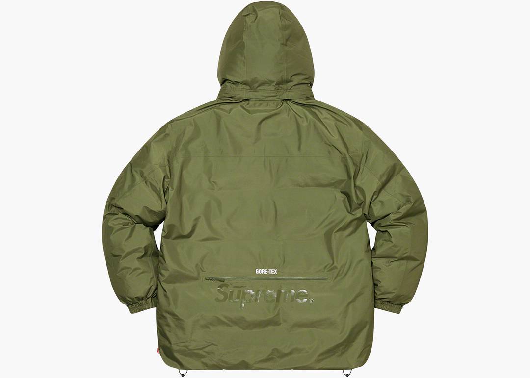 Supreme GORE-TEX 700-Fill Down Parka (FW22) Olive | Hype Clothinga