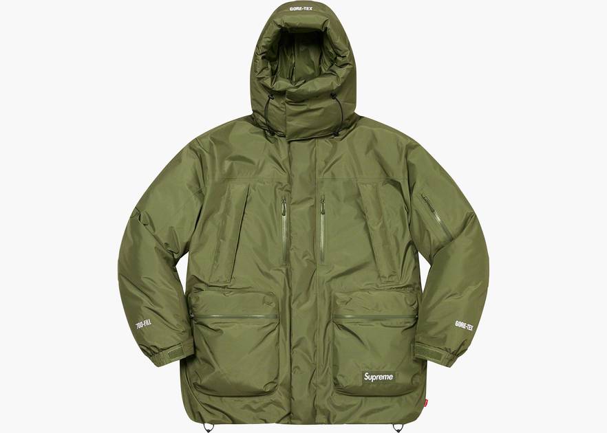 Supreme GORE-TEX 700-Fill Down Parka (FW22) Olive | Hype