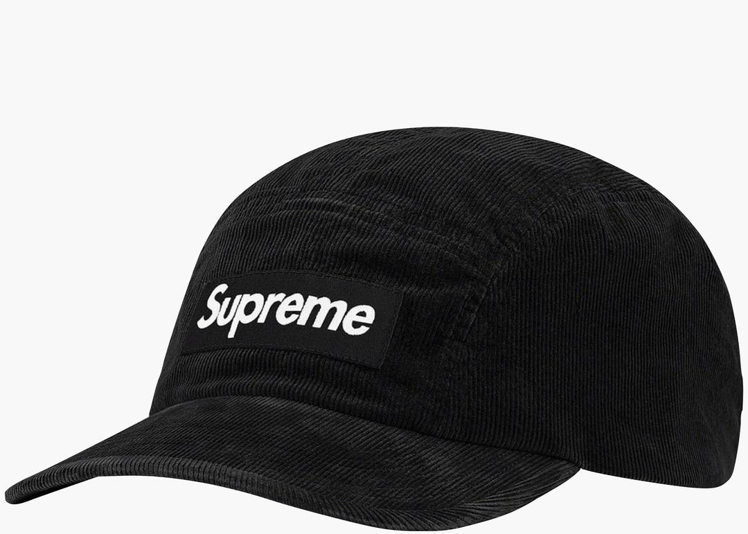 Supreme GORE-TEX Corduroy Camp Cap Black | Hype Clothinga