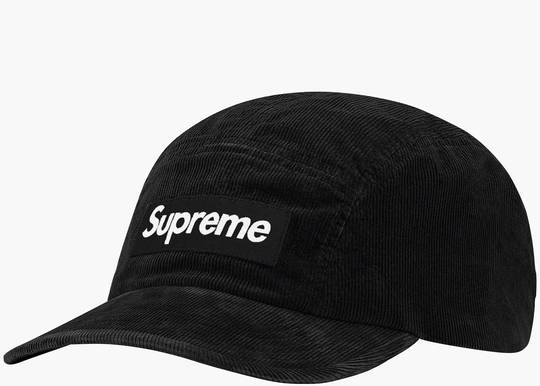 Supreme GORE-TEX Corduroy Camp Cap Black | Hype Clothinga