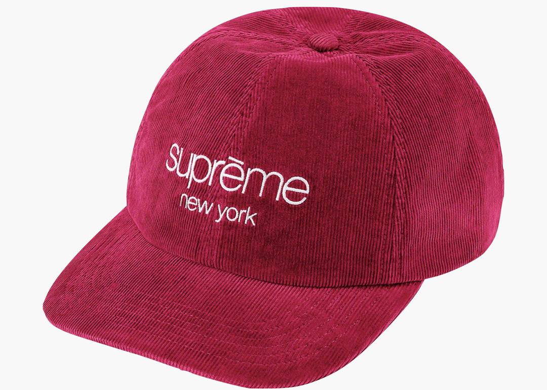 Supreme GORE-TEX Corduroy Classic Logo 6-Panel Pink | Hype 