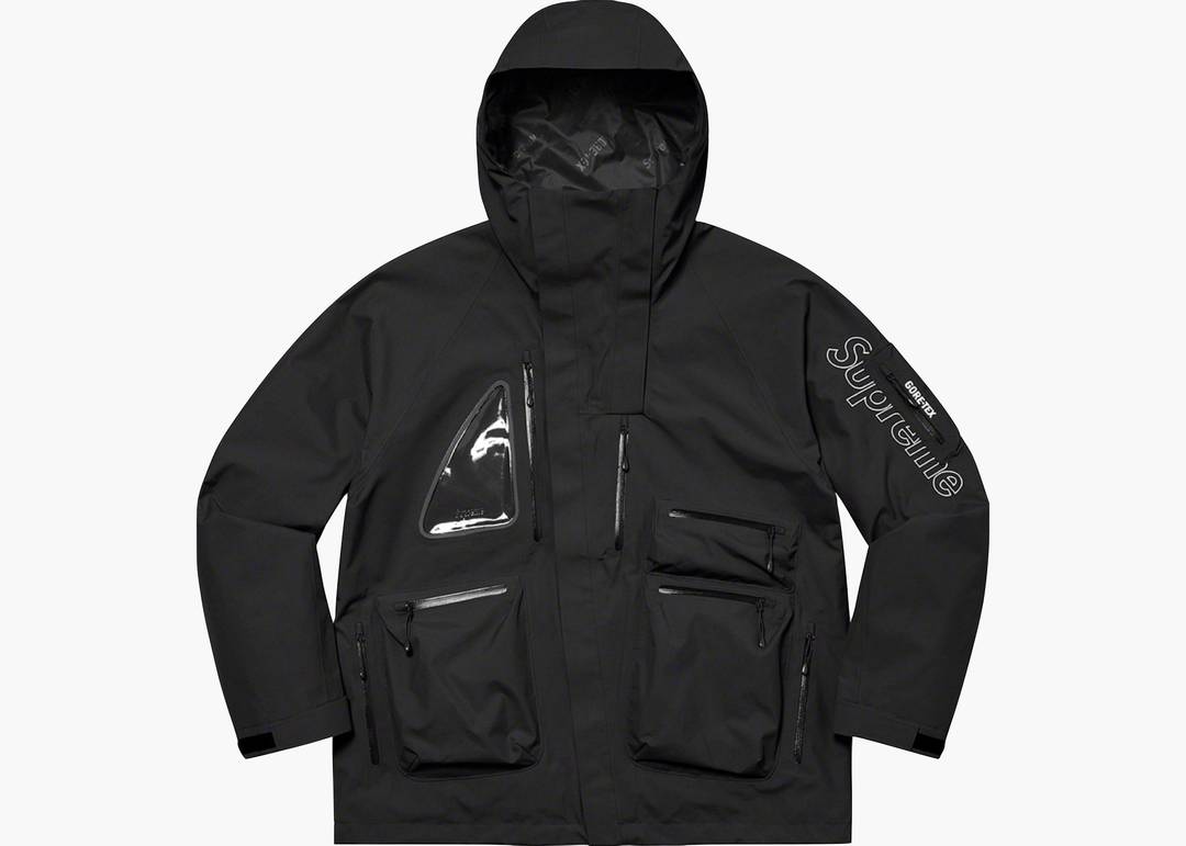 Supreme GORE-TEX Tech Shell Jacket Black | Hype Clothinga
