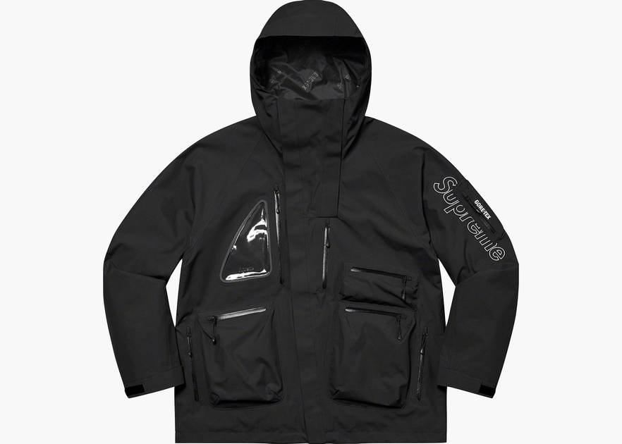 Supreme GORE-TEX Tech Shell Jacket Black | Hype Clothinga