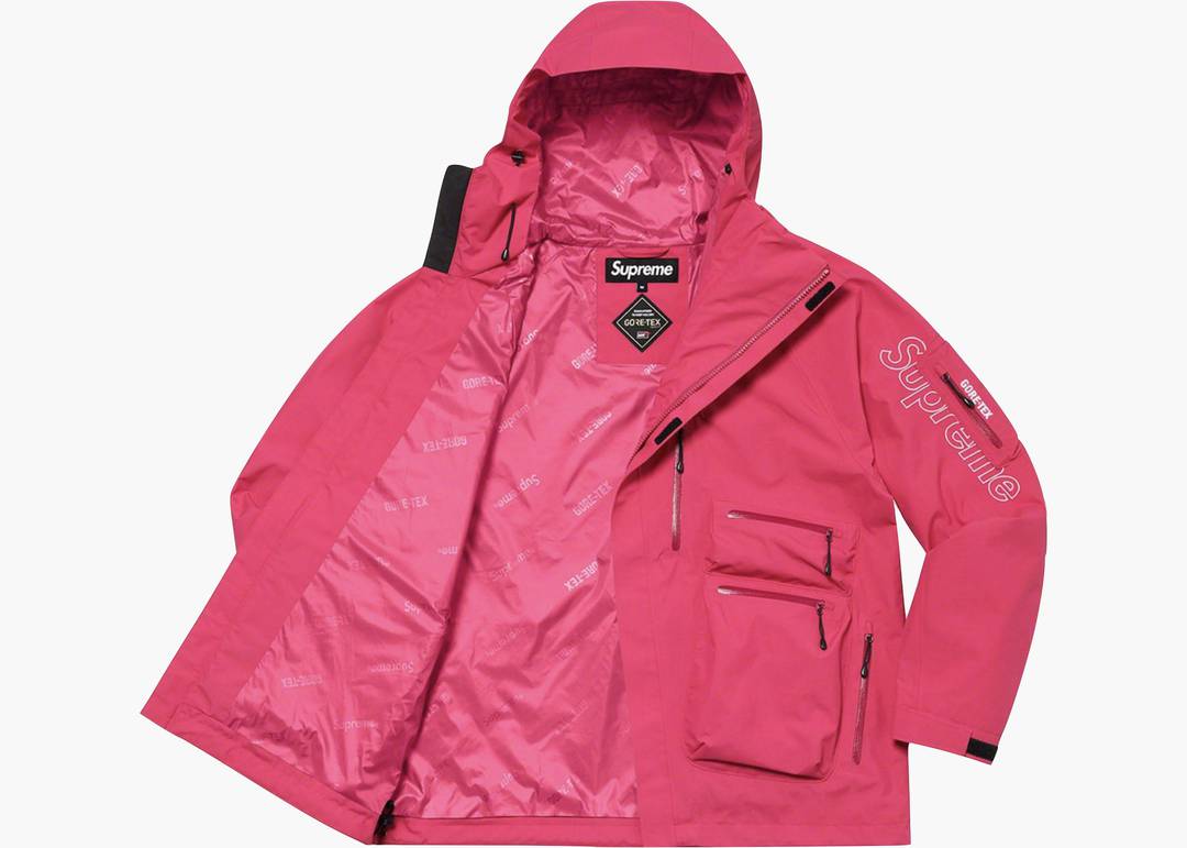 Supreme GORE-TEX Tech Shell Jacket Pink | Hype Clothinga