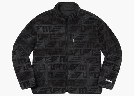 Supreme Geo Reversible WINDSTOPPER Fleece Jacket Black Supreme Geo Reversible WINDSTOPPER Fleece Jacket Black