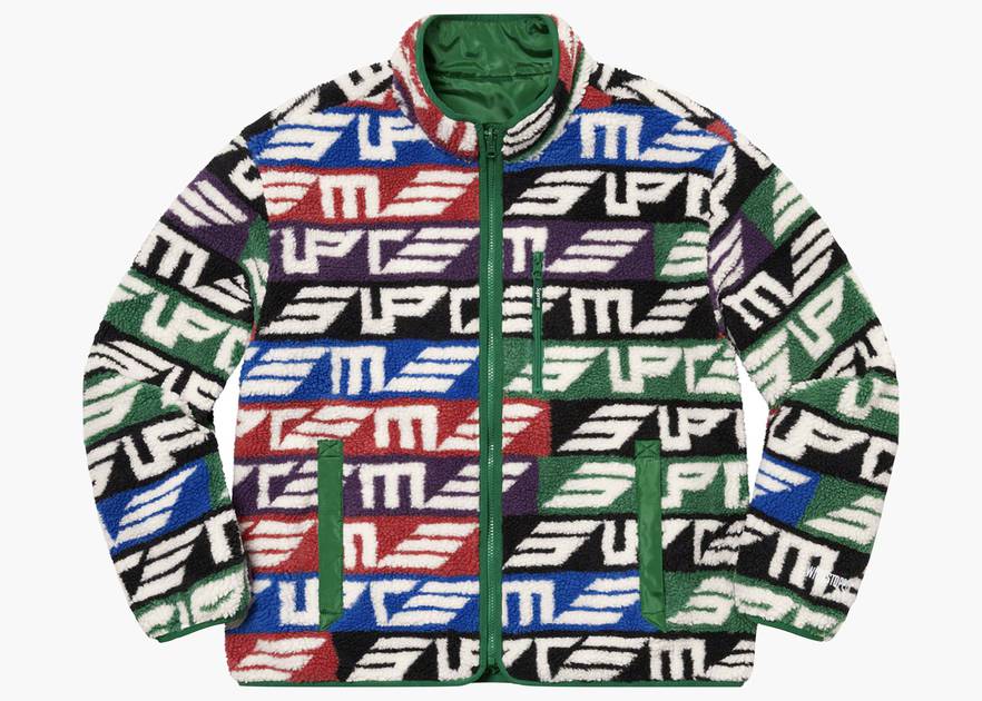 Supreme Geo Reversible WINDSTOPPER Fleece Jacket Multicolor