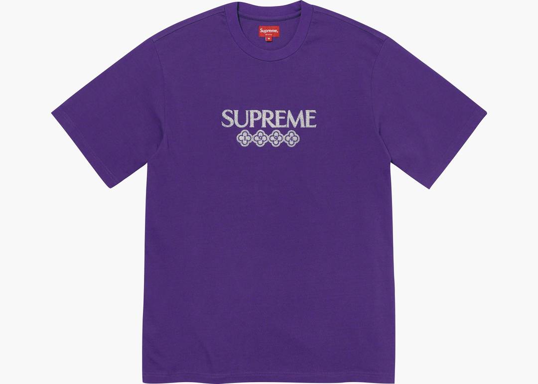 Supreme Glitter S/S Top Purple | Hype Clothinga Supreme Glitter S/S Top Purple | Hype Clothinga