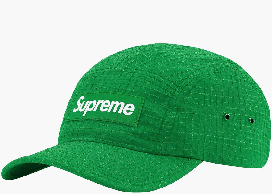 Streetwear Official | Supreme | Supreme Glow Ripstop Camp Cap- Grey