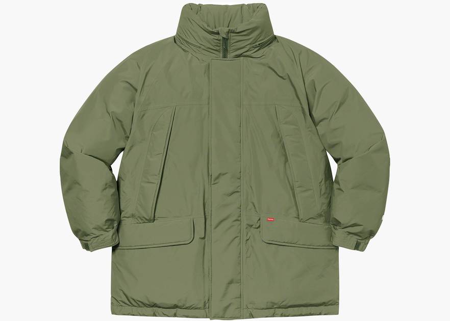 Supreme Gore Tex 700 Fill Down Parka Light Olive