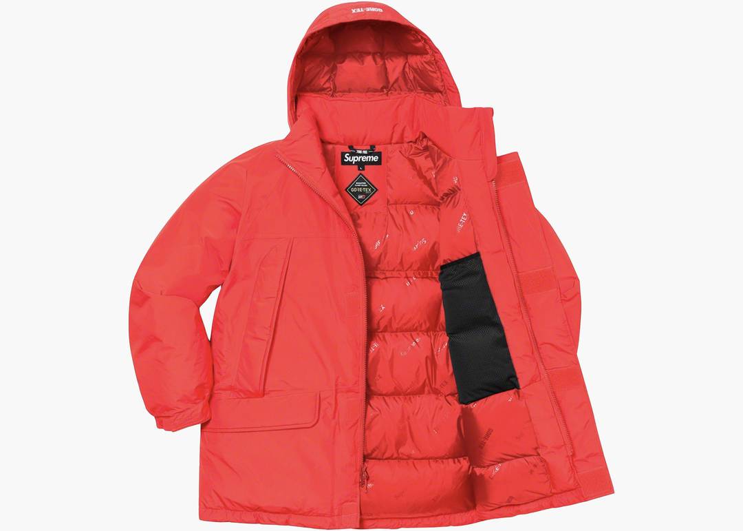 Supreme Gore Tex 700 Fill Down Parka Bright Red