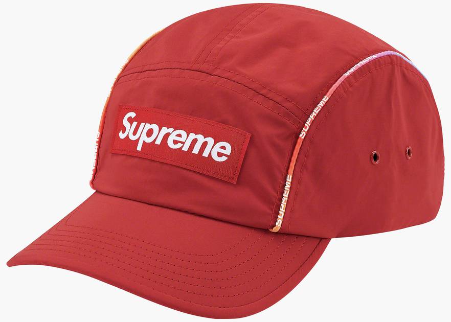 Supreme Gradient Piping Camp Cap Red | Hype Clothinga