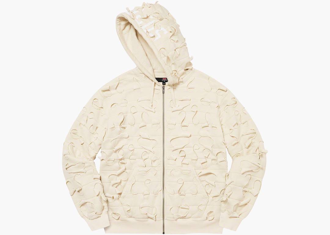 Supreme Hooded Zip Up Thermal Camo