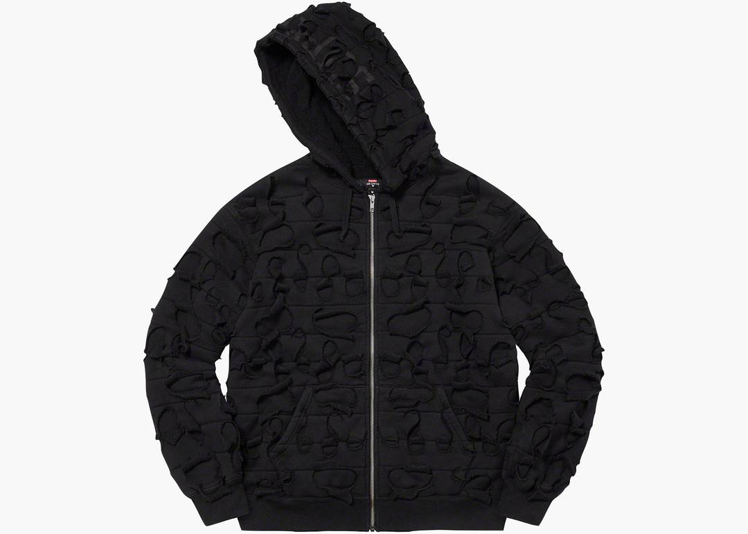 Supreme Griffin Zip Up Hooded Sweatshirt Black | Hype Clothinga