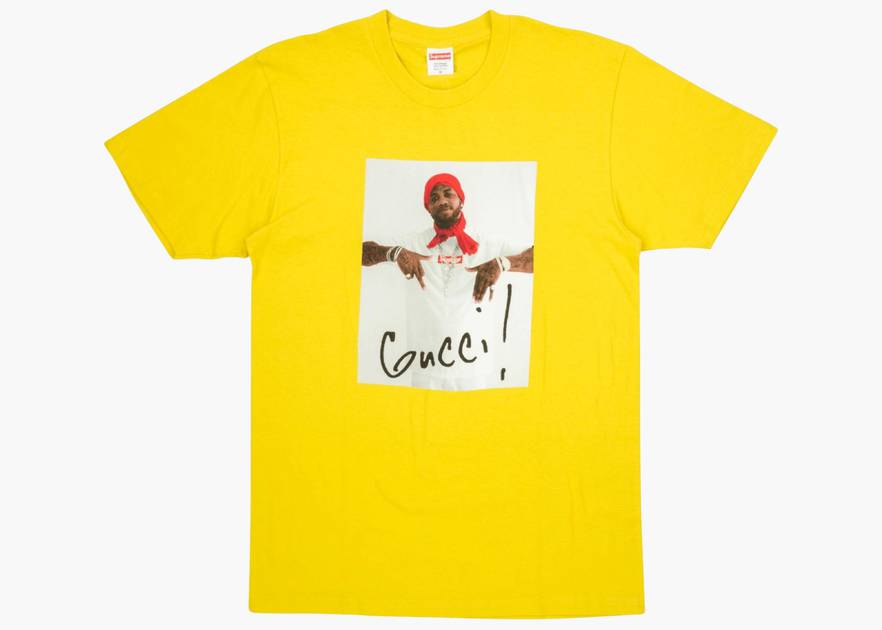Supreme Gucci Yellow T-shirt