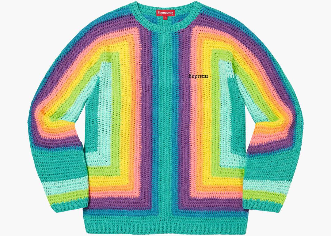 【格安最安値】Supreme シュプリーム Hand Crocheted Sweater /M トップス