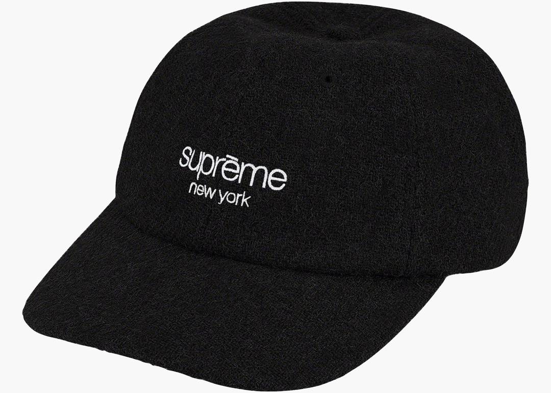 Supreme Harris Tweed Classic Logo 6-Panel Black | Hype Clothinga