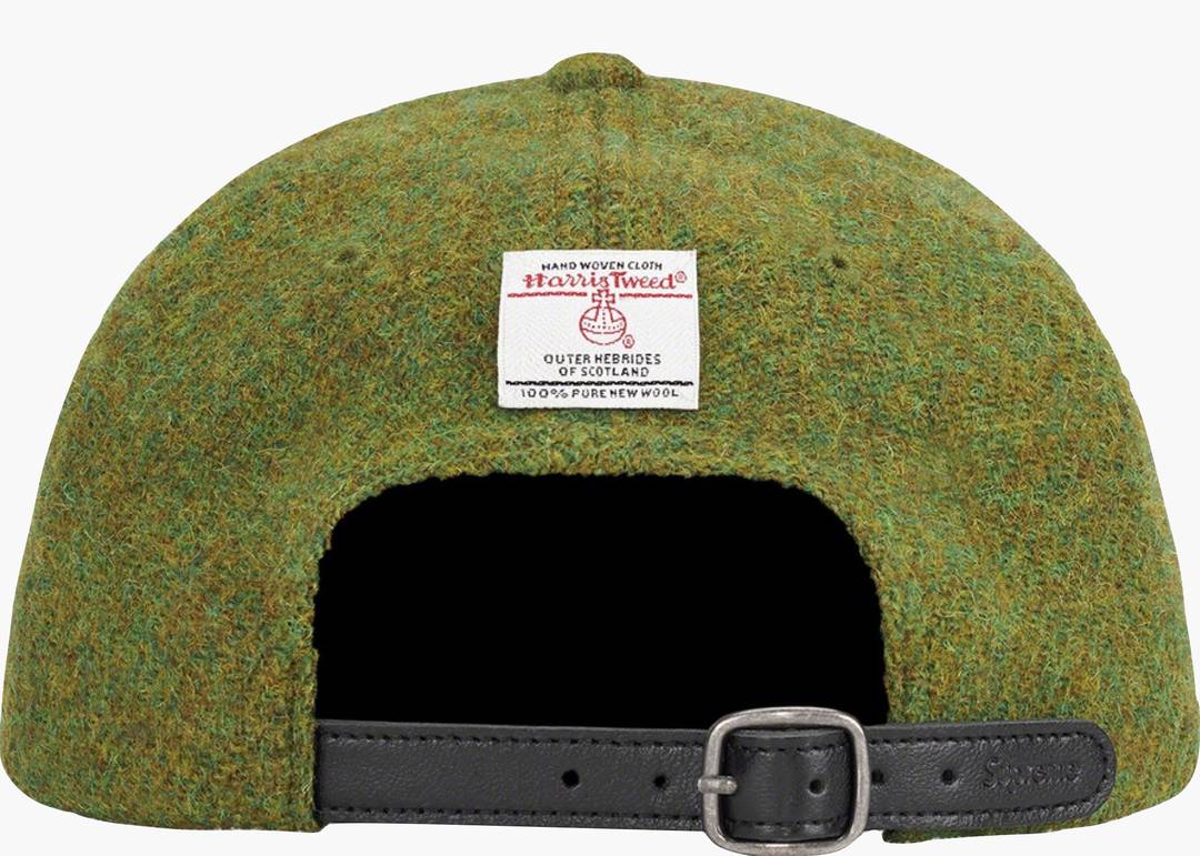 Supreme Harris Tweed Classic Logo 6-Panel Olive | Hype Clothinga Supreme Harris Tweed Classic Logo 6-Panel Olive | Hype Clothinga