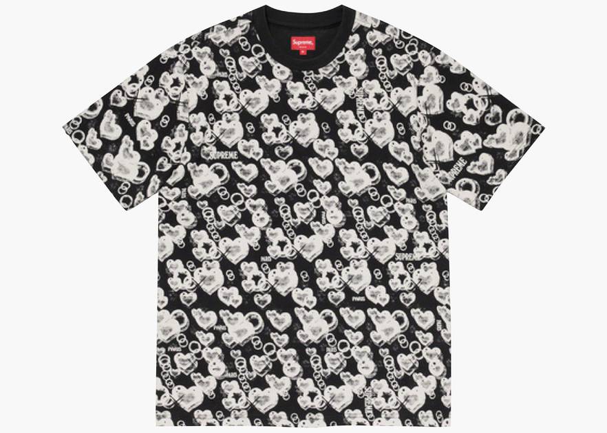 Supreme Hearts S/S Top Black | Hype Clothinga