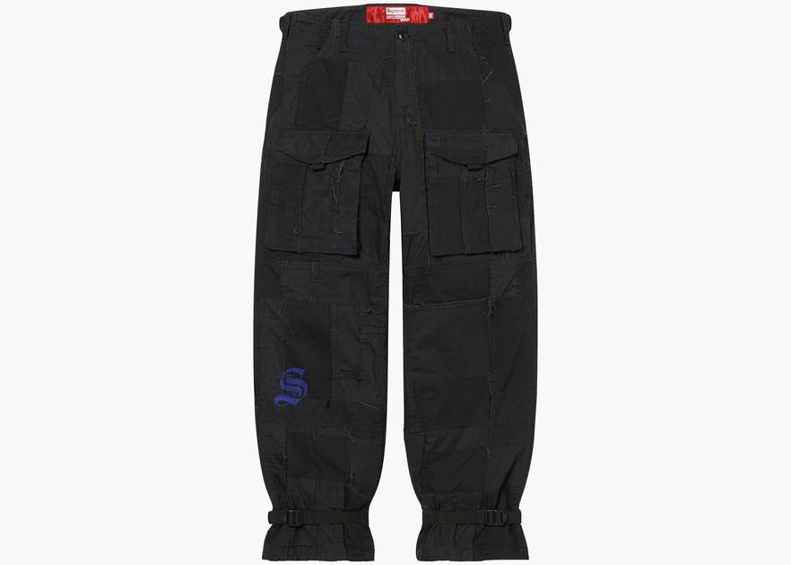 Supreme JUNYA WATANABE CDG MAN Patchwork Cargo Pant Black