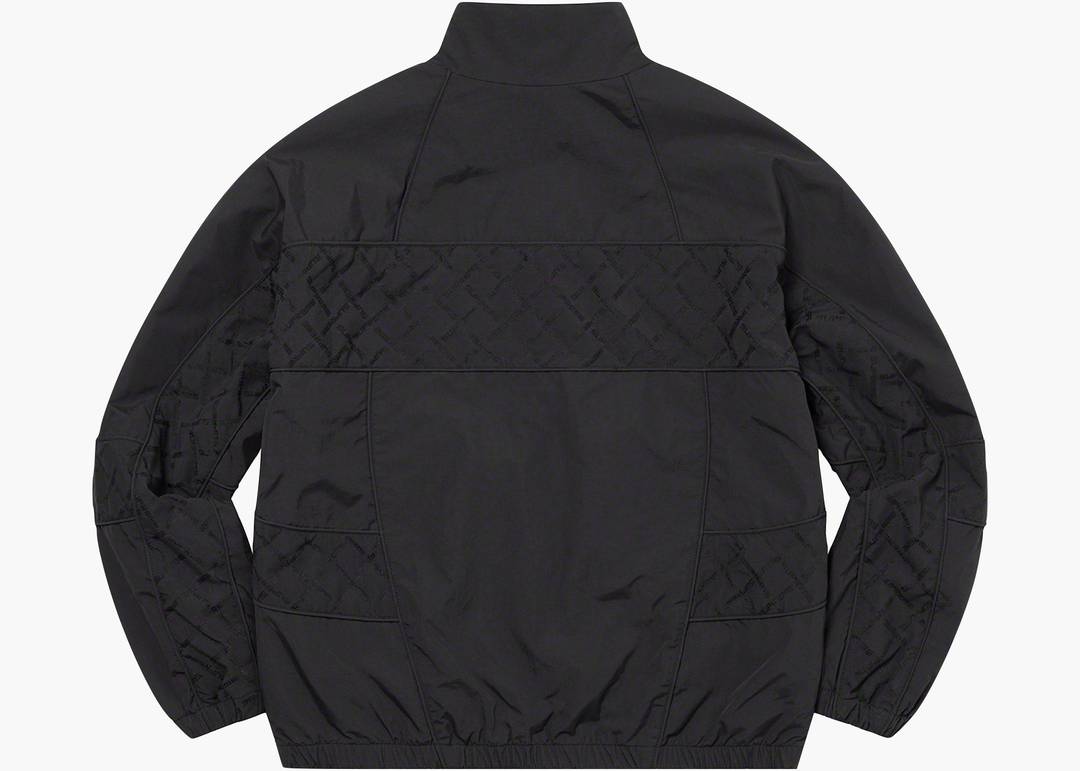 Supreme Jacquard Panel Track Jacket Black | Hype Clothinga