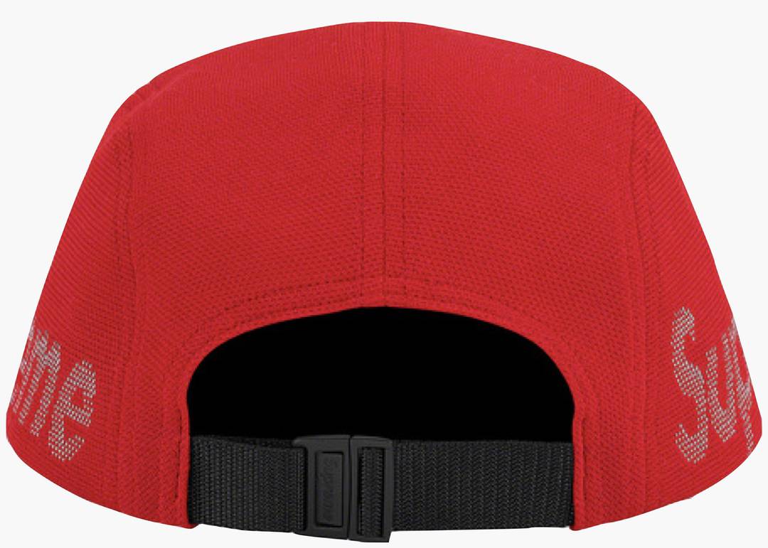 Supreme Jacquard Pique Camp Cap Red | Hype Clothinga