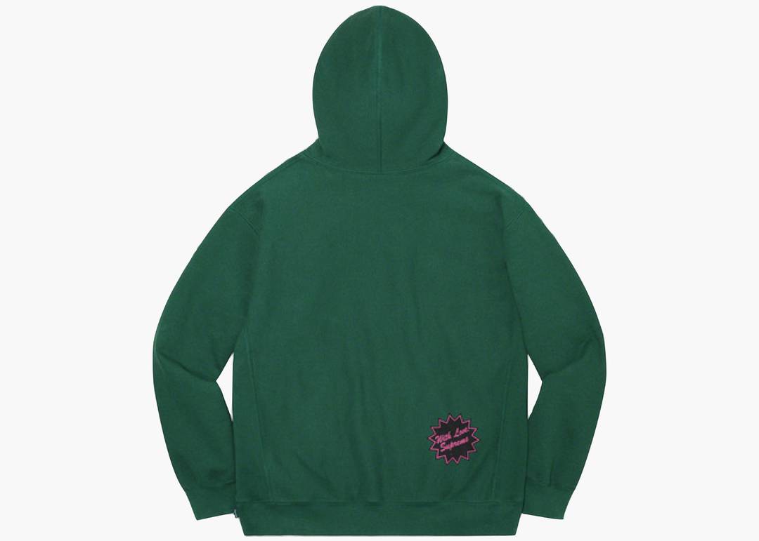 Supreme Jamie Reid Fuck All Hooded Sweatshirt Dark Green