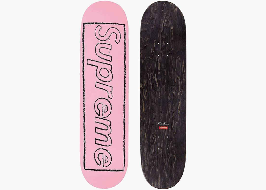 ▷ Supreme Kaws Chalk Logo Skateboard Deck Purple by Kaws, 2021, Design