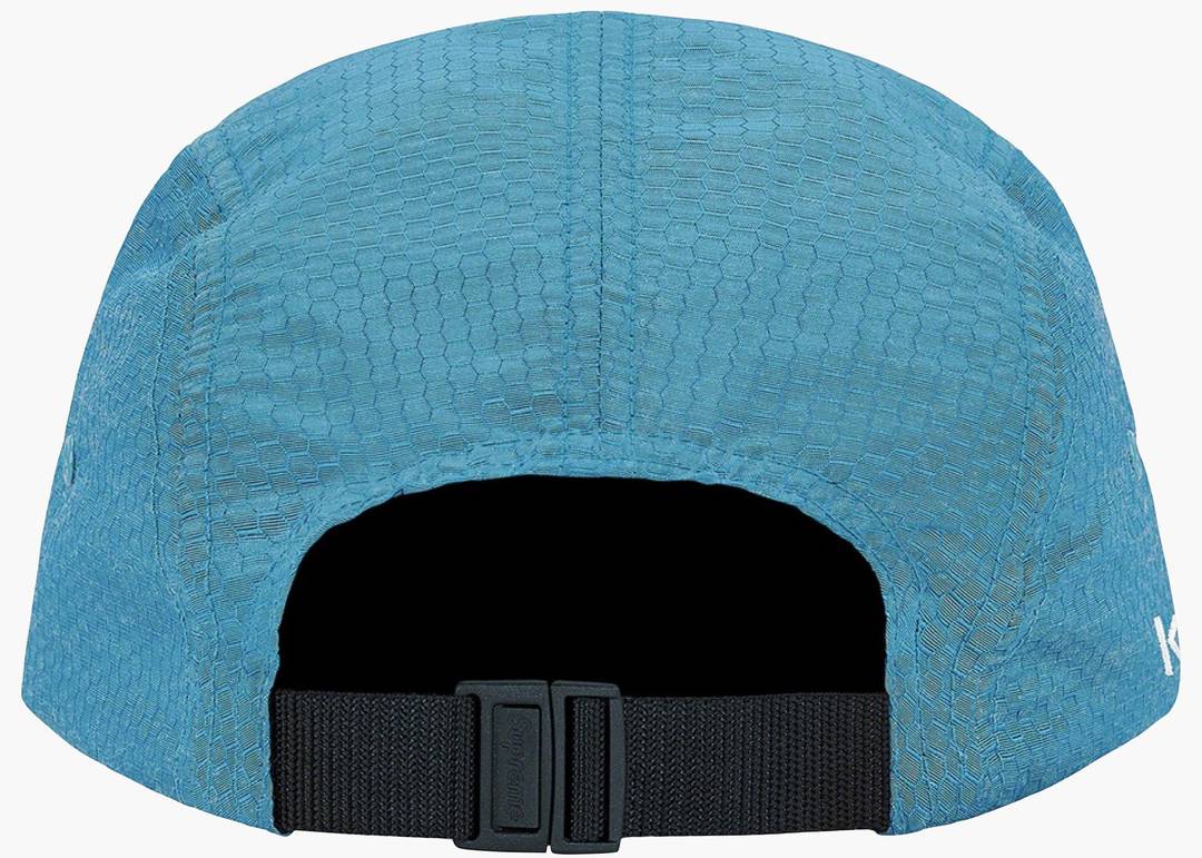 Supreme Rafia Basketweave Camp Cap Blue OS S/S 15