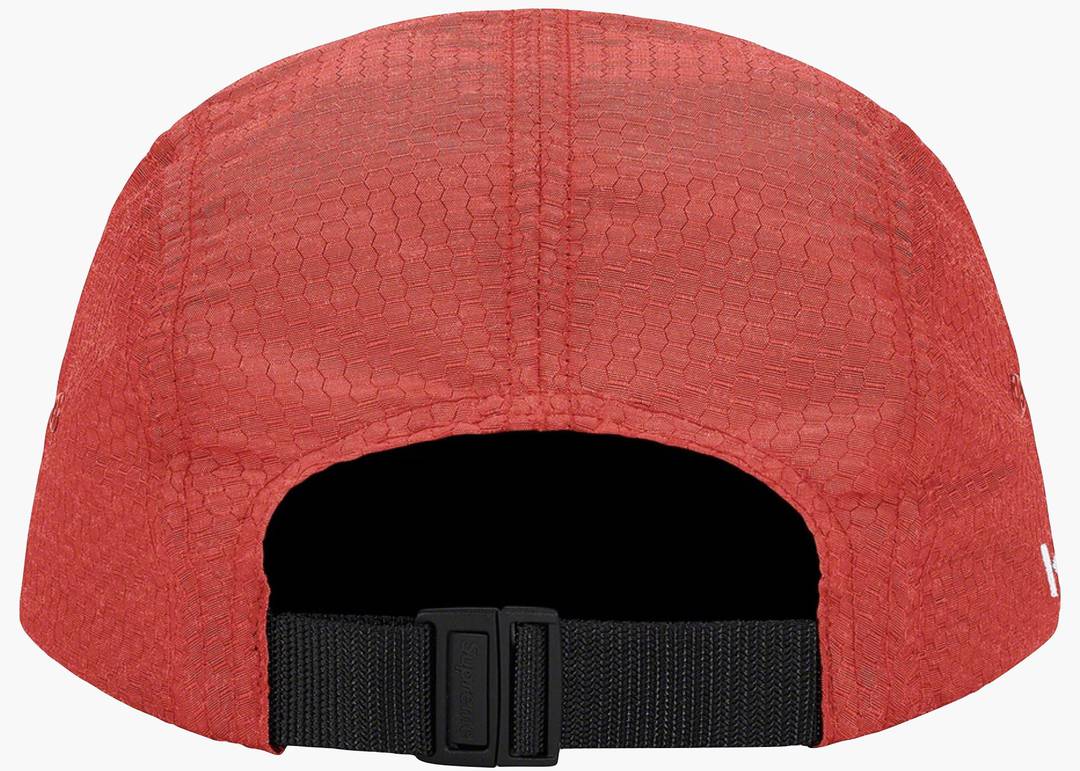 NTWRK - SUPREME FLAMES JACQUARD DENIM CAMP CAP-RED