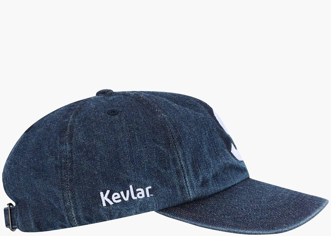 Supreme Kevlar Denim S Logo 6-Panel Red