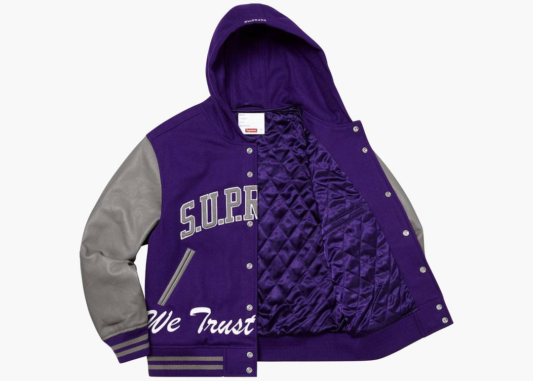 Louis Vuitton Purple Varsity Jacket - William Jacket