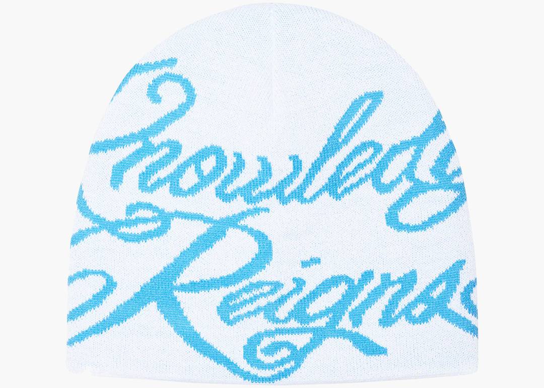 Supreme Knowledge Reigns Beanie White | Hype Clothinga