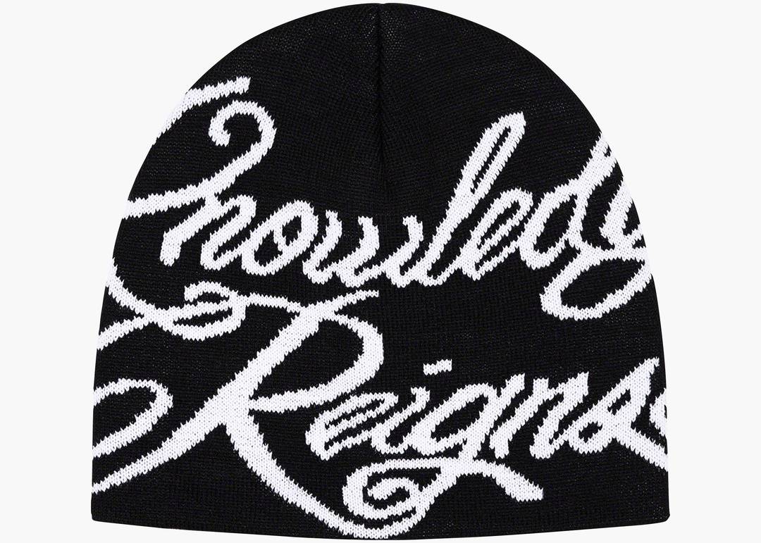 Supreme Knowledge Reigns Beanie Black Hype Clothinga