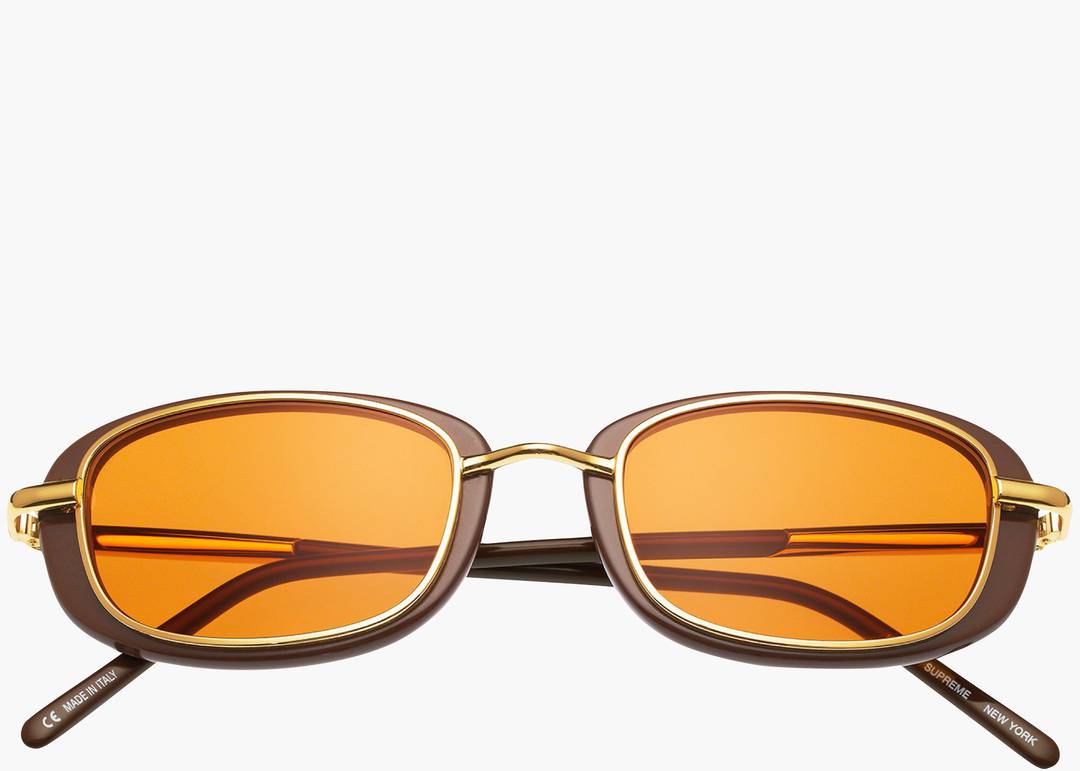 OVAL SUNGLASSES LIMITED EDITION - Brown