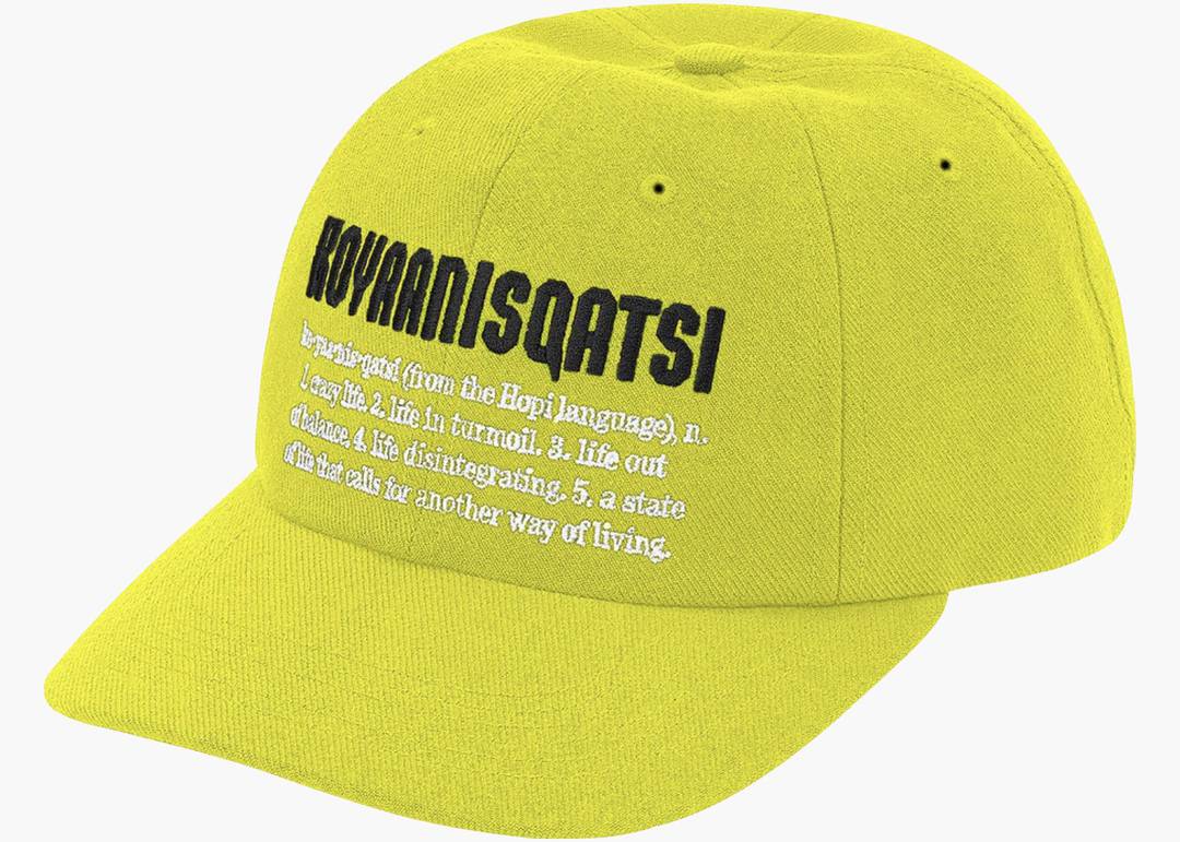 Supreme Koyaanisqatsi 6-panel Hats Lime