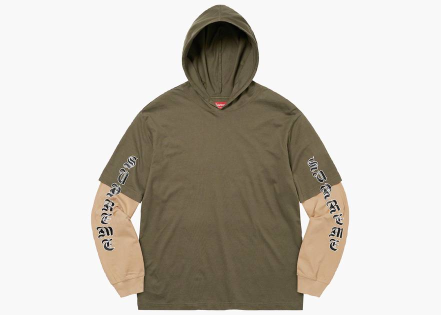 supreme Layered Hooded L/S
