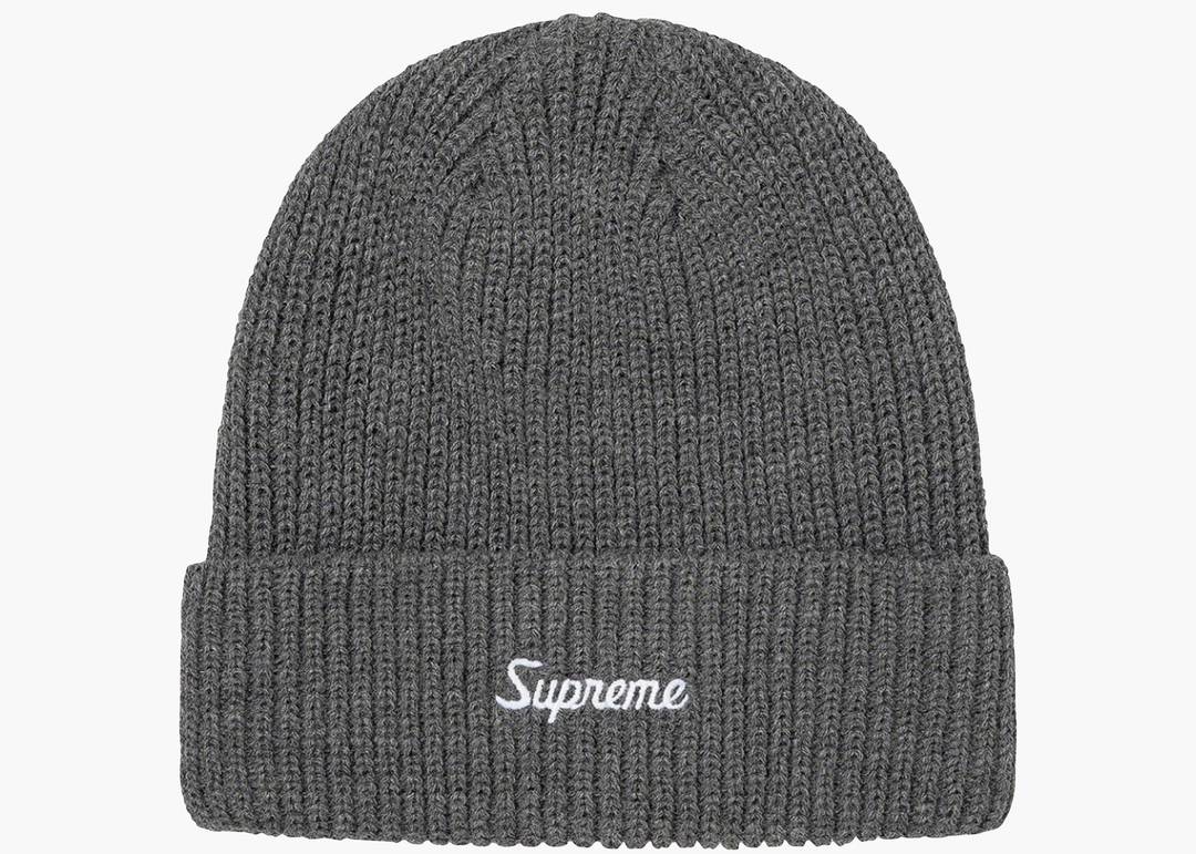 Supreme Loose Gauge Beanie Charcoal