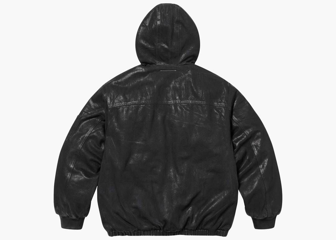 Supreme MM6 Maison Margiela Foil Hooded Work Jacket Black 