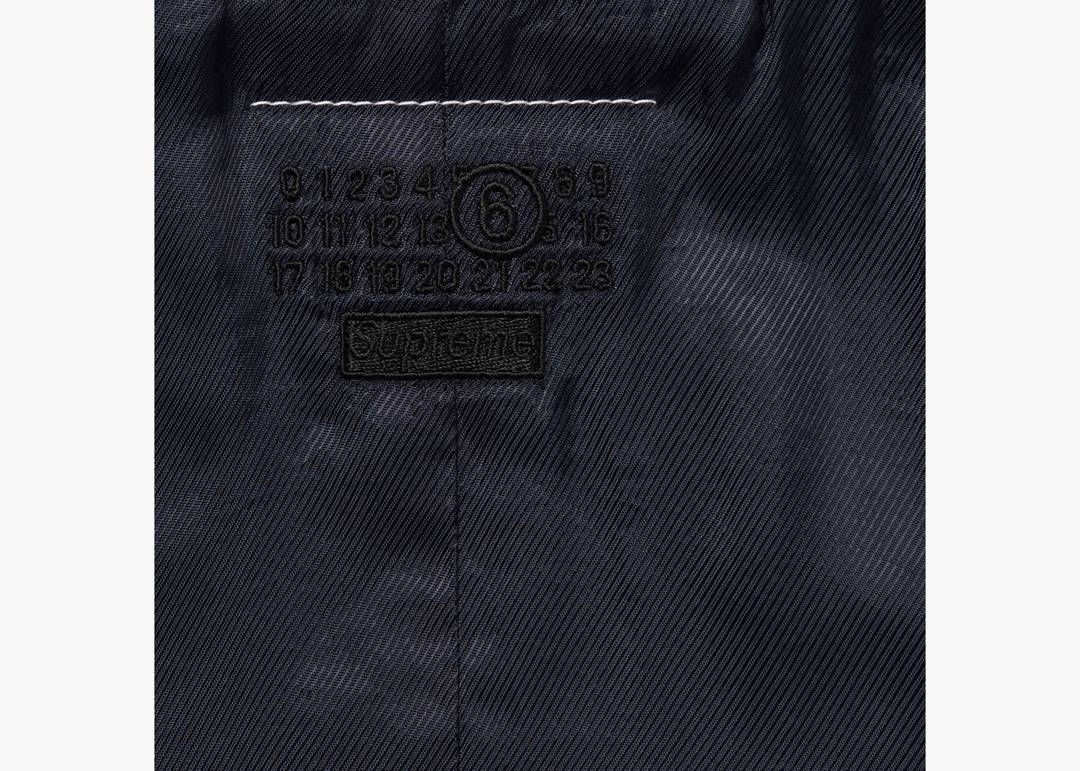Supreme MM6 Maison Margiela Washed Cotton Suit Vest Navy Supreme MM6 Maison Margiela Washed Cotton Suit Vest Navy