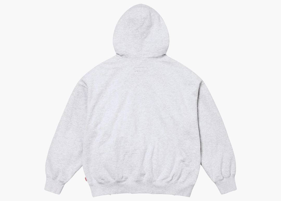 Supreme MM6 Maison Margiela Zip Up Hooded Sweatshirt Ash Supreme MM6 Maison Margiela Zip Up Hooded Sweatshirt Ash